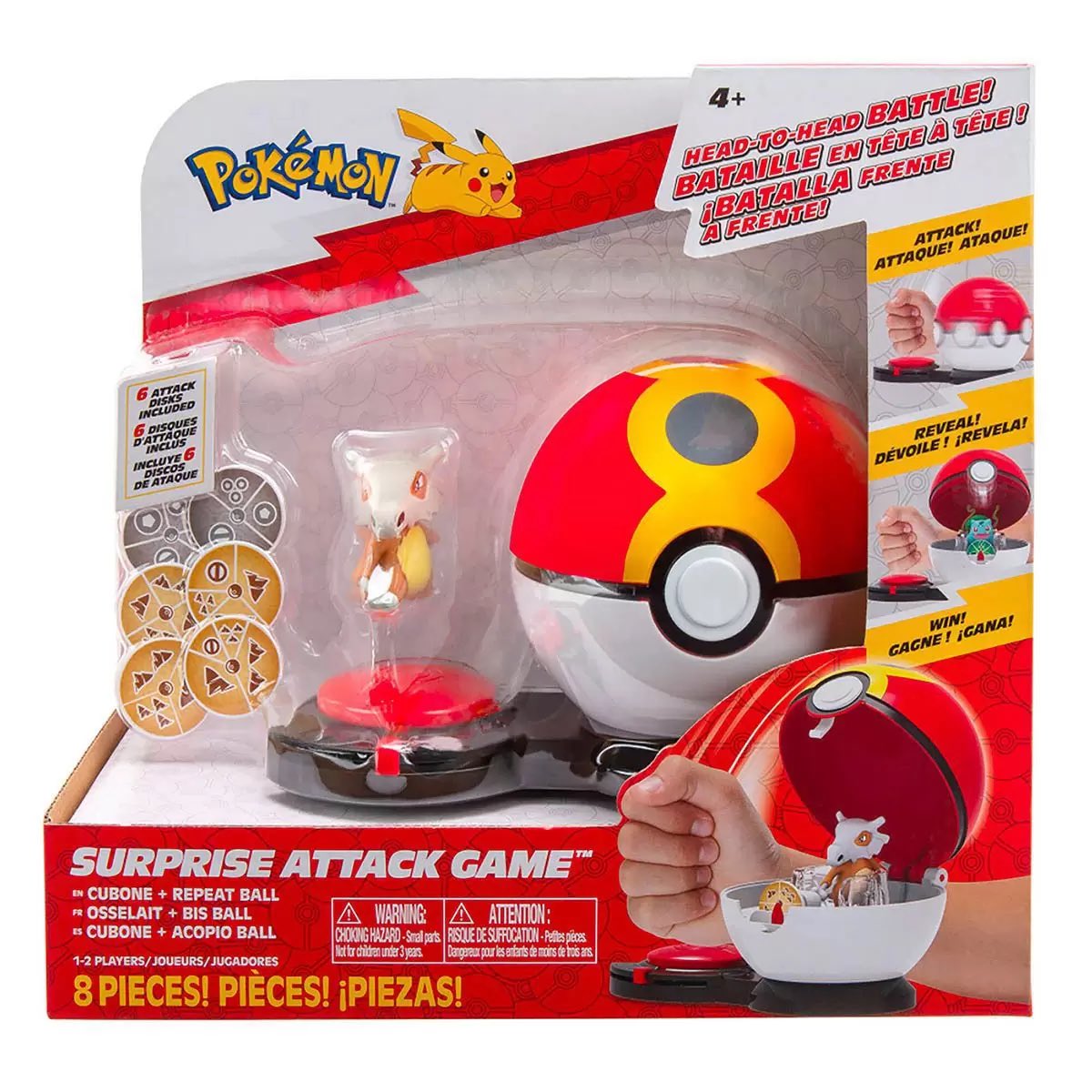 Nintendo Merch Central on Twitter: "Here's a first look at Jazwares Pokemon  Surprise Attack Game Single Packs including Sneasel, Cubone and Scorbunny!  Further details not available at this time. https://t.co/EIu0viHUT1" /  Twitter