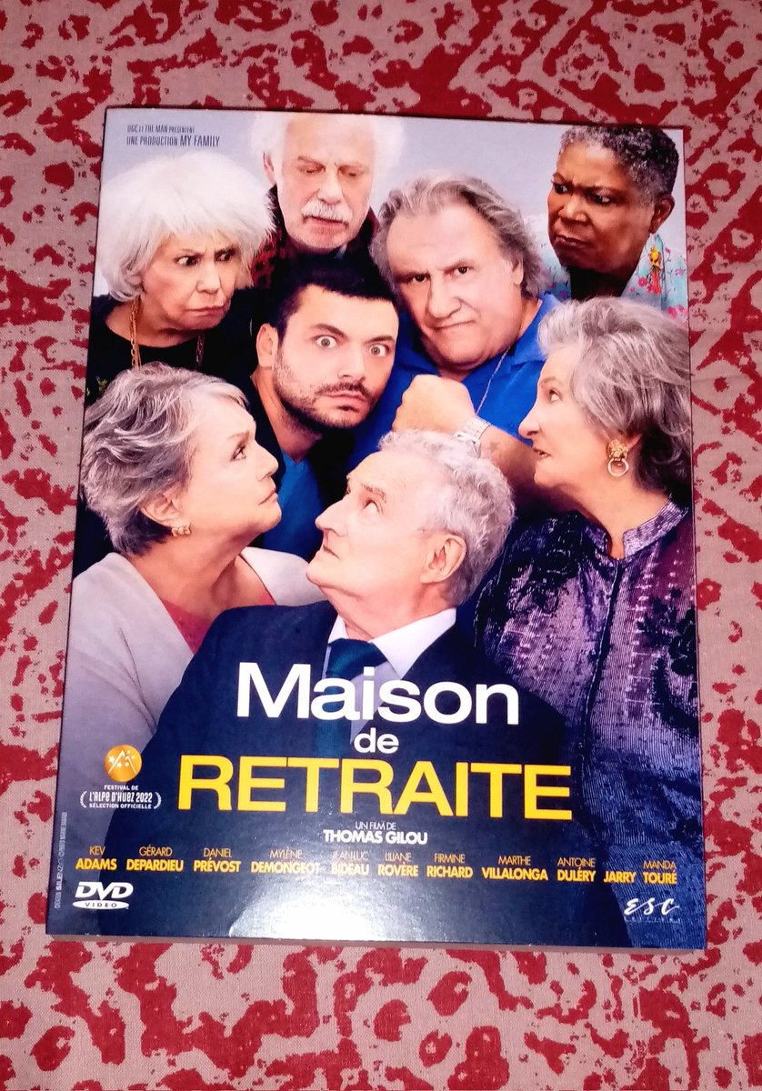 Petit kiff du jour 💛
#MaisonDeRetraite
@kevadamsss 
Un film entre humour et émotion qui rapproche les générations 😉