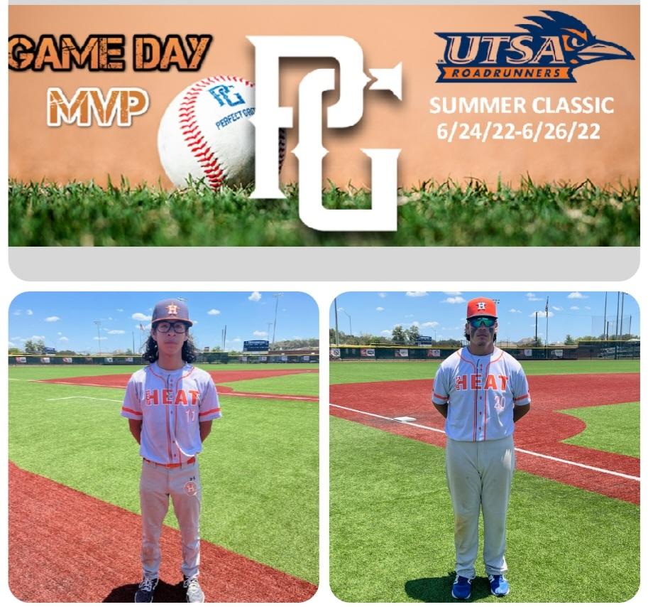 @PGBAcentex (@pgbacentex) on Twitter photo PGBA centex UTSA Summer Classic GAME DAY MVP
<a href="/_TxHEAT_/">TxHEAT</a>
Santos Maldonado / Hector Quiroga
Jersey# 20 / 11
High school: Burbank HS / Brackenridge HS
Grad Year: 2025 / 2023
<a href="/santosm2025/">SANTOS MALDONADO</a>
<a href="/Texas_PG/">Perfect Game Texas</a> PGBA centex UTSA Summer Classic GAME DAY MVP
<a href="/_TxHEAT_/">TxHEAT</a>
Santos Maldonado / Hector Quiroga
Jersey# 20 / 11
High school: Burbank HS / Brackenridge HS
Grad Year: 2025 / 2023
<a href="/santosm2025/">SANTOS MALDONADO</a>
<a href="/Texas_PG/">Perfect Game Texas</a>