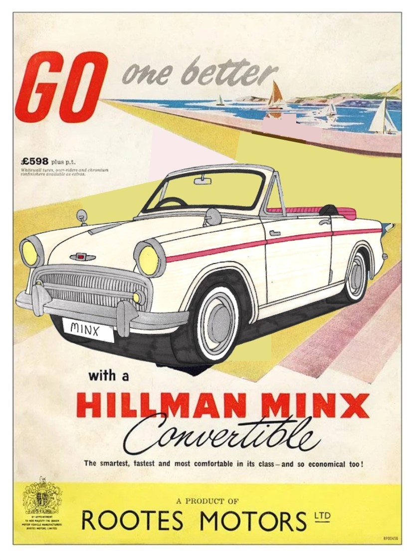 Hi all, last one for tonight, how's this?😊#rootesgroup #hillmancars #hillmanminx #hillmanminxseries1 #hillmanminxconvertible #hillmanminxconvertibleseries1