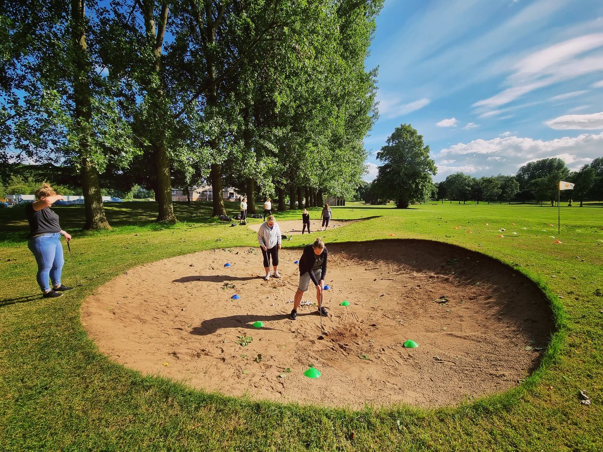 Great to see our @GetIntoGolf ladies progressing on their golf journey 👌⛳️

The sun was out so we headed to the beach ... i mean bunker 🤦‍♂️ 

#growingthegame #ladiesgolf #getintogolf #welovegolf #womenonpar #golfcoaching #pgacoach #bunkers #golf #golfing #lessons
@EnglandGolf