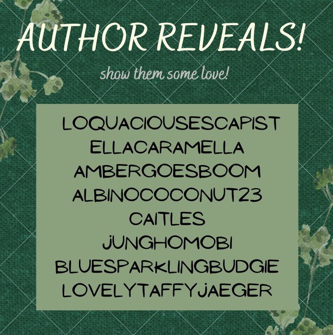 AUTHOR REVEALS!