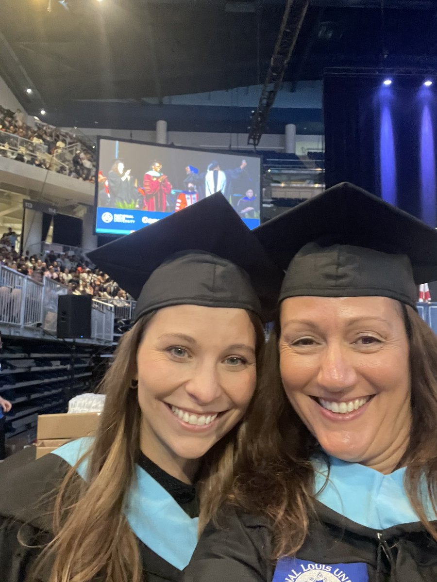We came, we saw, we mastered! <a href="/MrsJPasinato/">Julie Pasinato</a> and I celebrated earning our Master’s degrees from <a href="/NationalLouisU/">National Louis University</a> this weekend. So grateful for such an incredible colleague and classmate!