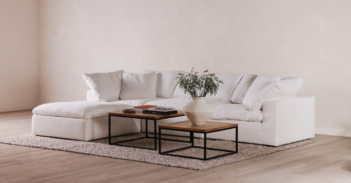 moeshome's tweet photo. Just like a ☁️  Our best-selling modular sofas are back in stock! Clay &amp; Terra come upholstered in LiveSmart™ Performance Technology Fabric, which is moisture repellent &amp; stain resistant, offering barrier protection for years to come! https://t.co/ntMF9UuCNv