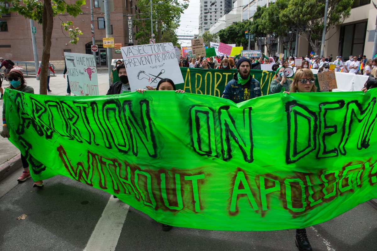ProtestPix's tweet image. Day 3 of Post-Roe America. Day 3 in the streets for #RiseUp4AbortionRights Today, marching in resistance contingent in #Pride2022. Can't stop! Won't stop!