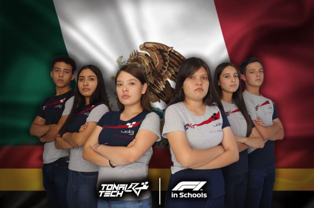 Tonaltechmx's tweet photo. ¡VIVA MEXICO RACERS! Acompañanos y apoyanos a través de la publicaciones y transmisiones de la Final Mundial de F1 in schools del 10 al 14 de julio ¡LA UDG RUGE EN TODO EL MUNDO! 🇲🇽🏎️💨
#todossomostonaltech #SEMS #UDG #mexico #Tonala #F1inSchools #F1SWF #tonaltech https://t.co/rkxtdkLoBl