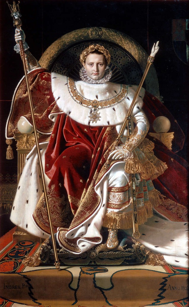 st00pidhead's tweet photo. @davidmattingly Could it be referencing Napoleon I on His Imperial Throne by Jean-Auguste-Dominique Ingres? https://t.co/jtTsNSSU8B