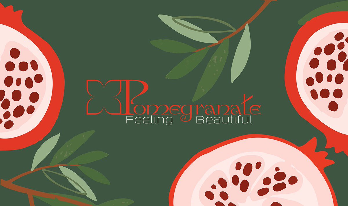 Ainesha24's tweet photo. My first Tweet ✨ Logo design for Pomegranate brand #FolloMe #follo4folloback #DigitalMarketing #digitalillustration #Logo #logodesigns #brandidentity #Colors #pomegranat #feeling #beautiful https://t.co/9EMWVhISW1