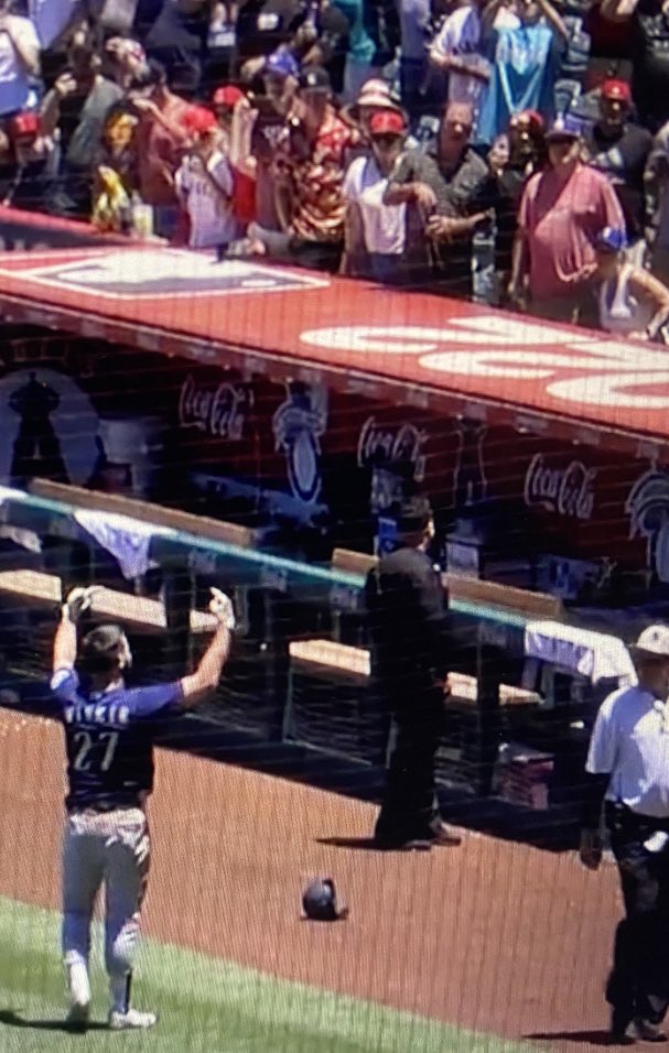 Jkrom34's tweet photo. Jesse Winker feels the same about Anaheim as the rest of the world https://t.co/BcnW1H8RBq