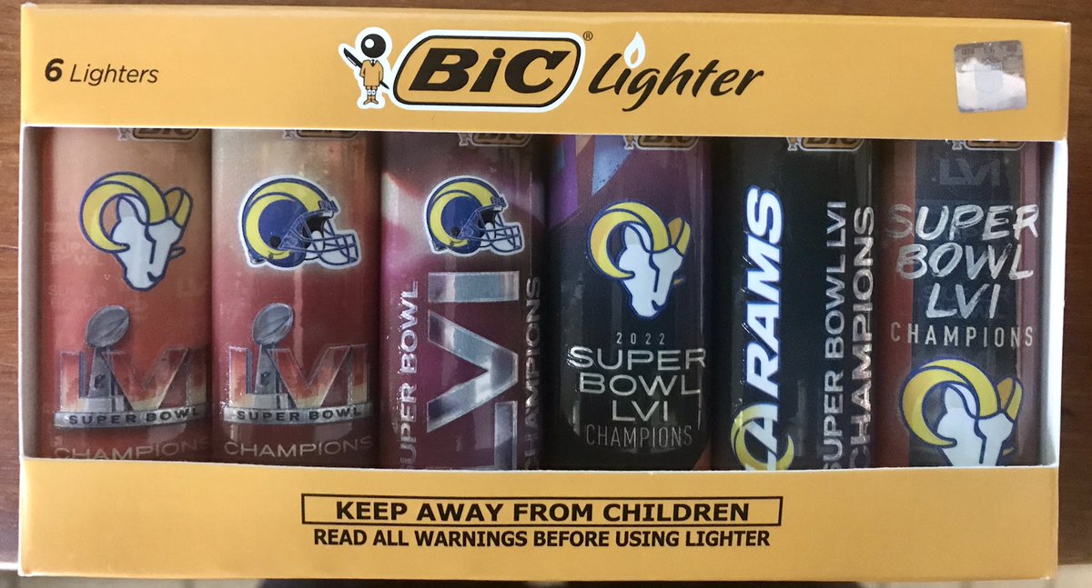 When you need that championship spark. #ramshouse #BIC #SuperBowlLVI 