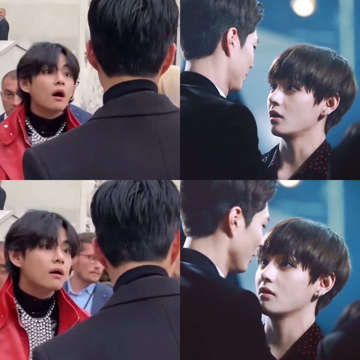 Hilmaida26's tweet photo. Ini membuktikan bahwa kim taehyung tidak pernah berubah.. dia tetap taehyung yg dulu yg selalu tampil menggemaskan 😭😭😭

TAEHYUNG TAEHYUNG WITH PARK BOGUM 
#TaehyungInParis #TAEHYUNGxCeline
#KimTaehyung #BTSV #bogumxceline https://t.co/s2OOdAPi85