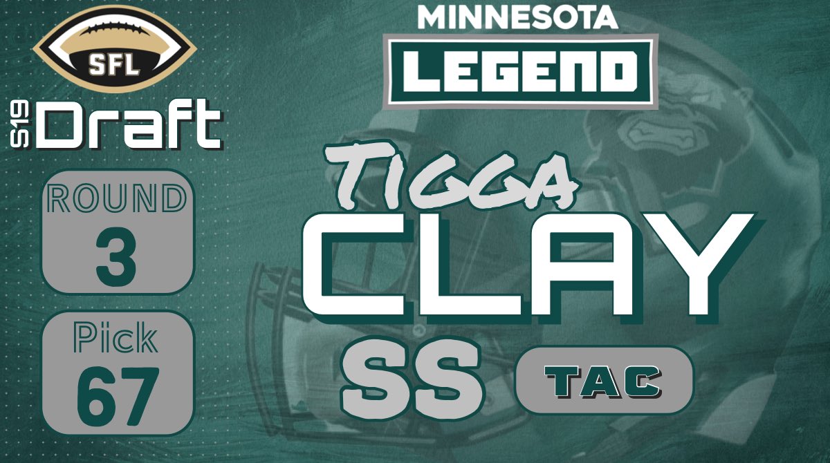 Welcome Tigga Clay! Glad to have you as our newest Legend!
#WeAreLegend #Believe