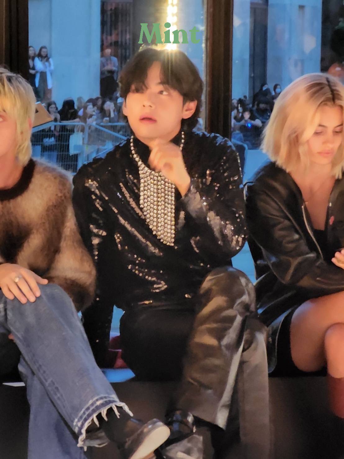 Kim Tae-hyung aka V from BTS Gets Ready for Celine Homme SS23