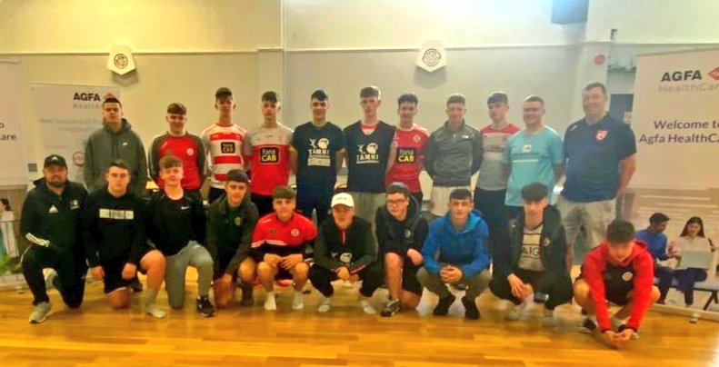 StPaulsGAC's tweet photo. Our minor squad had a great weekend in Dublin with games against @Fingallians , a mental health workshop with @tamhi_fc, and a trip to @CrokePark thrown in for good measure. Sponsored by Agfa Health. 

Thanks to @Fingallians for the fine hospitality

#NPA 🔴⚪ https://t.co/lV3XjHPCc9