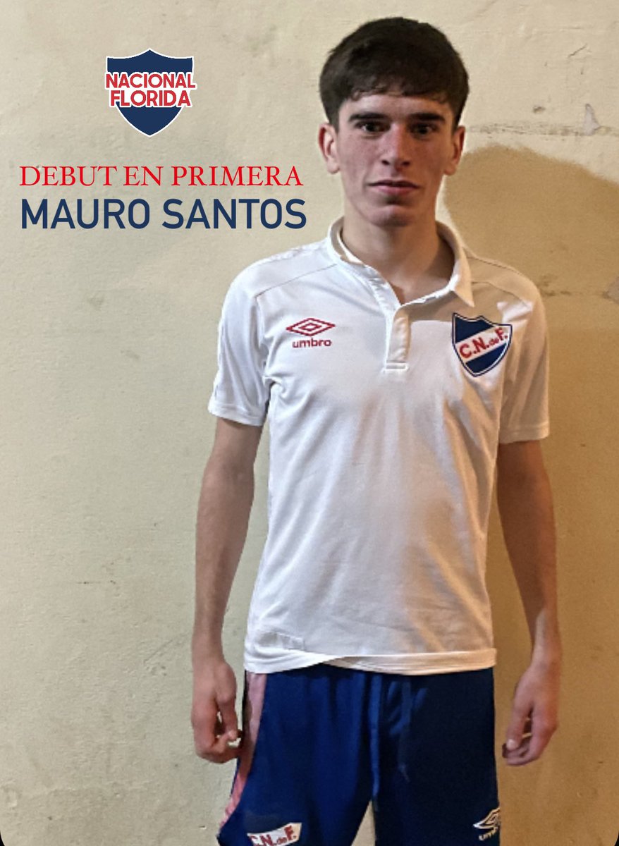 CNdeF_FLORIDA's tweet photo. Otro debut del Semillero Tricolor!

Mauro Santos, hoy debutó en el primer equipo, con 16 años.
Felicitaciones y a seguir por este camino!

#NacionalFlorida
#TodosJuntos🇳🇱 https://t.co/qHV2eLjRC5
