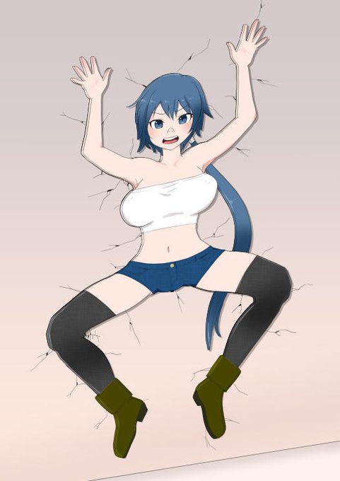 skebより。#平面化 