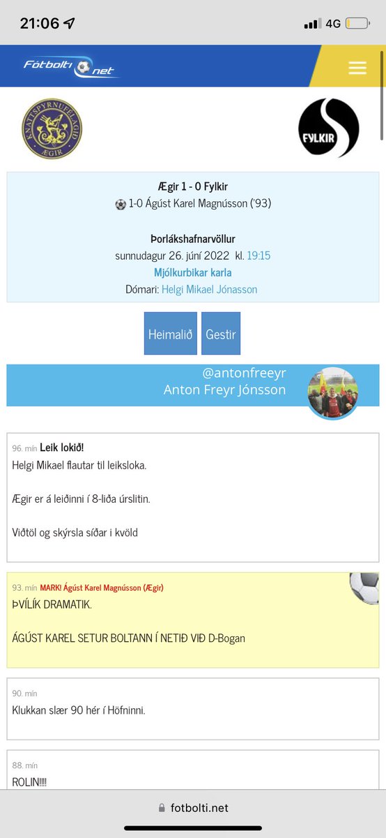 Arnar Logi Sveinsson tweet media