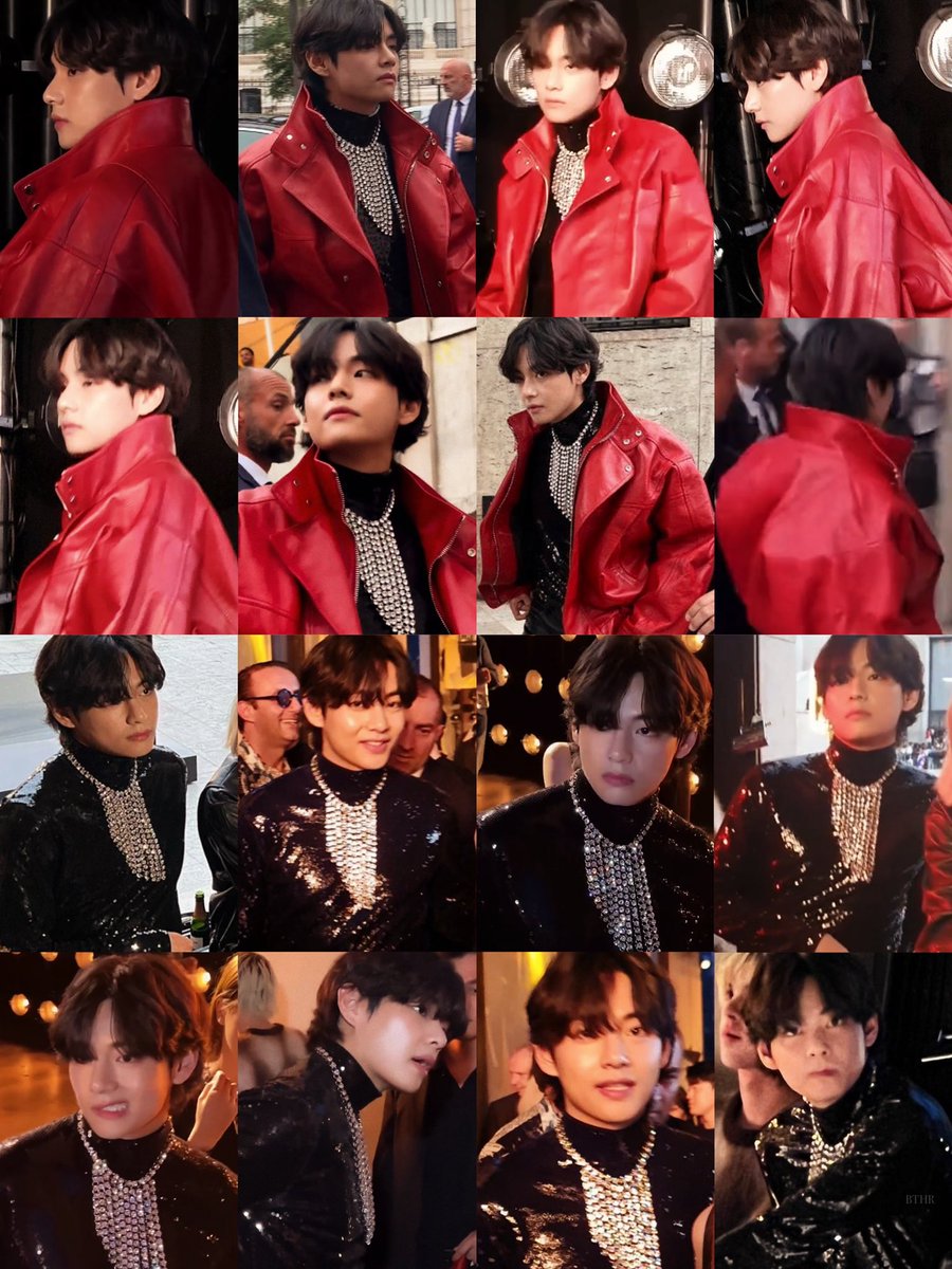 taehyung x celine fashion show