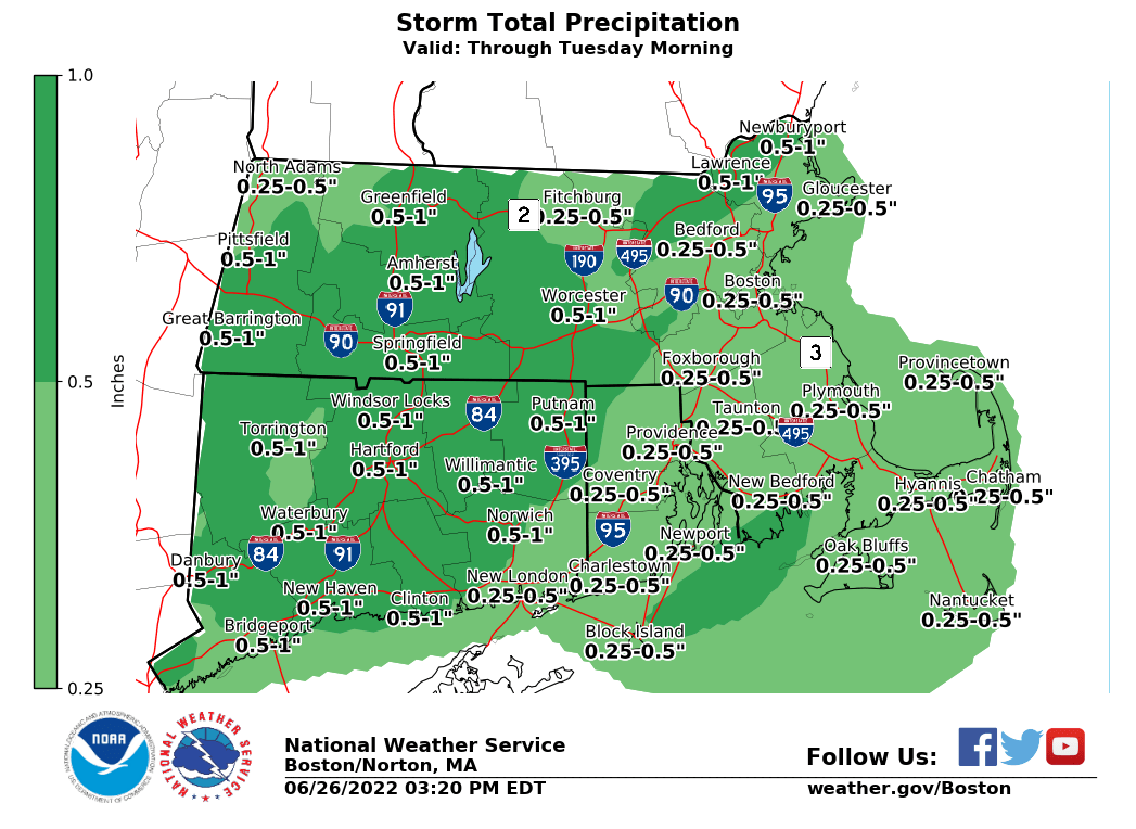 NWS Boston on Twitter "[Monday forecast] A cold front will bring