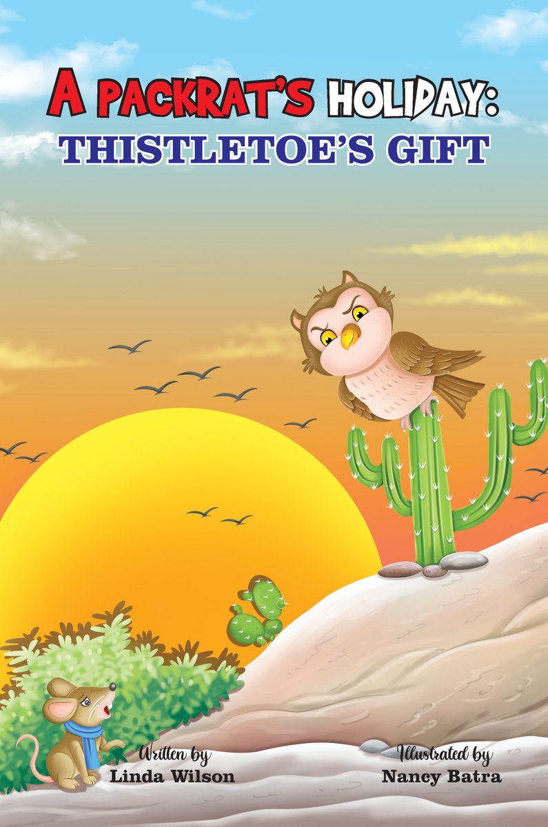 My book, A Packrat's Holiday: Thistletoe's Gift, won first place in the NM Press Women's Association Communications Contest in fiction for 3-8 year-olds, and went on to win first place in the national contest!  You can purchase your copy at amzn.to/3BQQBSZ.