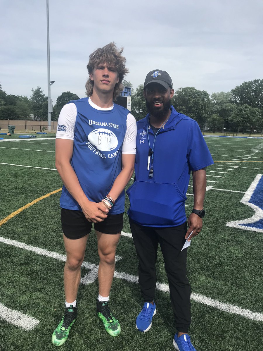Had a great day at <a href="/IndStFB/">Indiana State Football</a>. Thanks to <a href="/COACHCOFFER/">COACH COLLIN COFFER</a> for getting me on campus. Really enjoyed talking to <a href="/CoachBath/">Mike Bath</a>. Looking forward to talking to you again.

<a href="/CmalryMallory/">Curt Mallory</a> @CoachYoungISU @trey_powell1 <a href="/Cadechambers_03/">Cade Chambers</a> <a href="/xfactorQB/">Anthony Morelli: X-Factor QB Academy</a> <a href="/IndySelect/">Indy Select Academy</a> <a href="/TCTigerFB4Life/">Coach Able 🇺🇸</a> <a href="/IndianaPreps/">Indiana Preps</a>