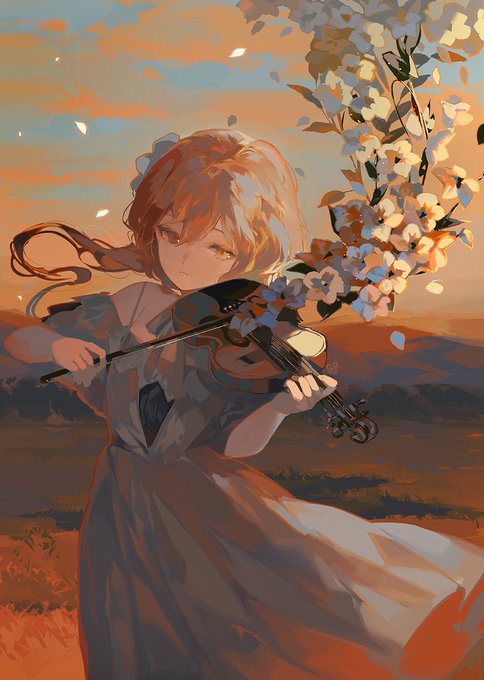 「falling petals」 illustration images(Popular｜RT&Fav:50)