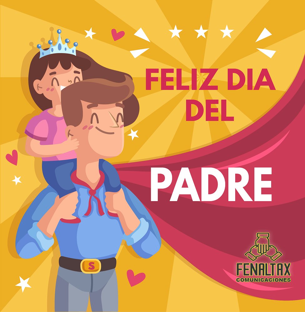 La Federación Nacional del Taxismo les desea Feliz día a todos los Padres transportadores del sector. Bendiciones!!! 👨‍👧‍👦✨