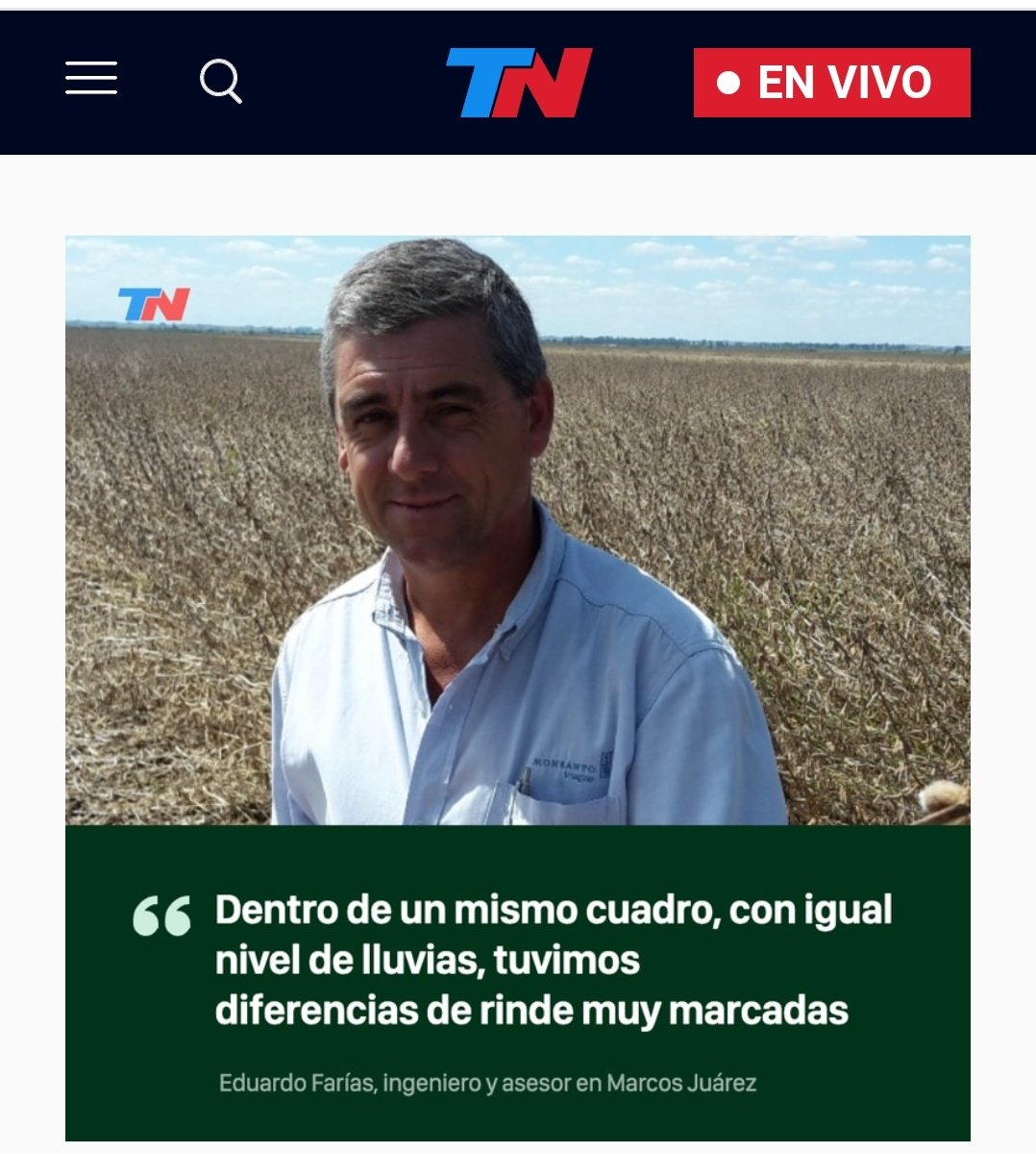 edufarias68's tweet photo. Muchas gracias !!! @josefinapagani1 por comunicar el trabajo que hecemos día a día junto @Produceagro1 en @TNCampo https://t.co/KDMxwkin6o