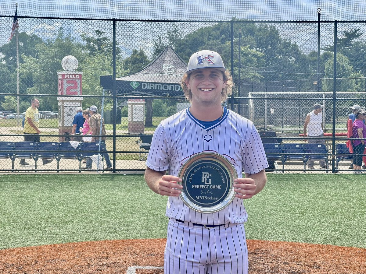 PG_OhioValley's tweet photo. 2022 16U WWBA Ohio Valley Select Invitational #OVSelect
🥇Champions: @KBC_Prime2024 (KY)
🥈Runner-Up: @PauerBsbl2024 (OH)
🏅MVP: Leighton Harris
🏅MVPitcher: Brady Davis https://t.co/xRhCWSu3pJ