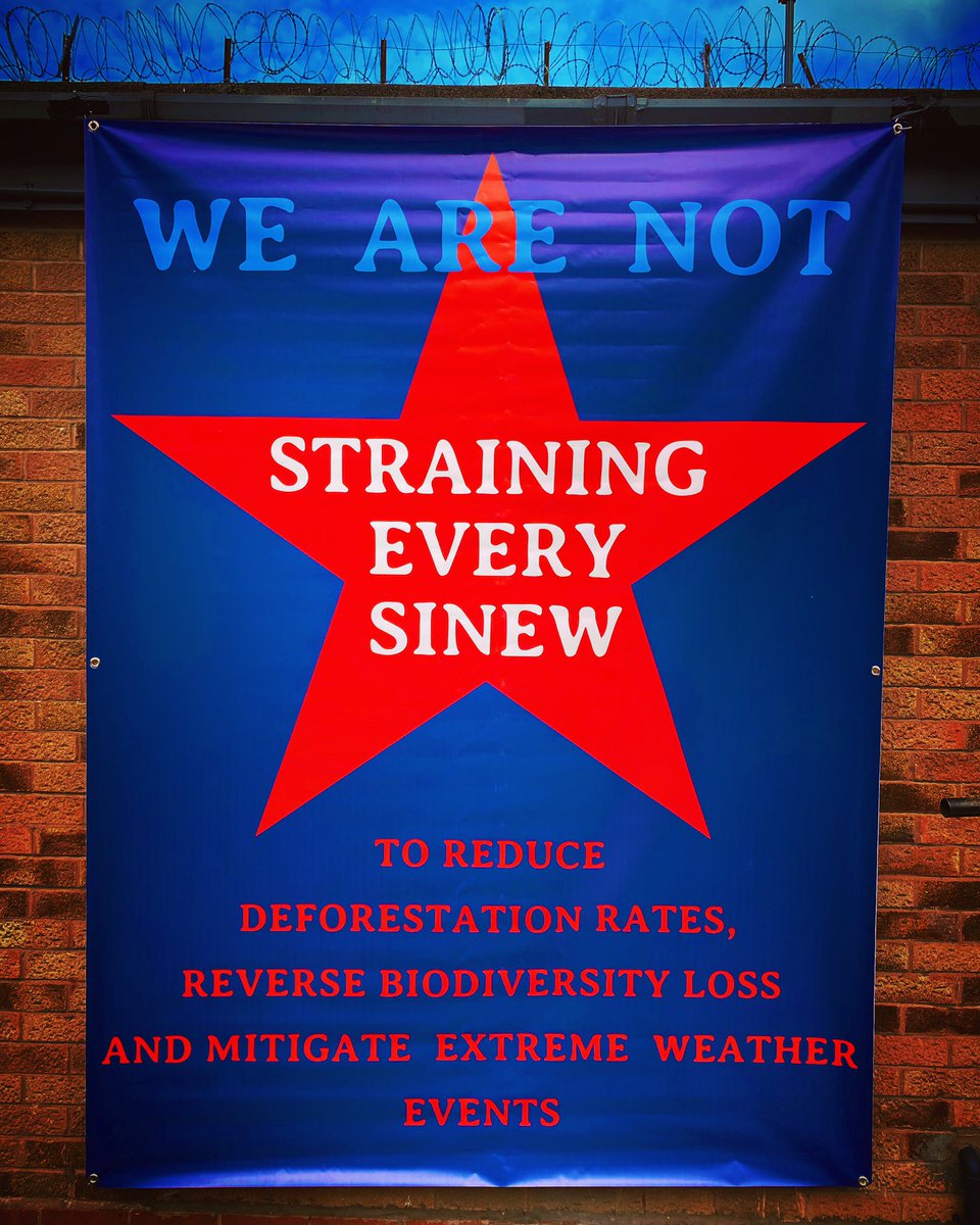 robynwoolston's tweet photo. Artworks : ‘Straining Every Sinew’
#ProtestBanner / Series
@curvegallery , Newcastle, Australia, June 2020
>>>>>>
#COP26 10yr eco art retrospective https://t.co/ulpfc9zoth
>>>>>>
@friction_arts https://t.co/U9uZozPgqz
#ClimateCrisis #ClimateEmergency #ClimateAction https://t.co/vnFwKtODA8