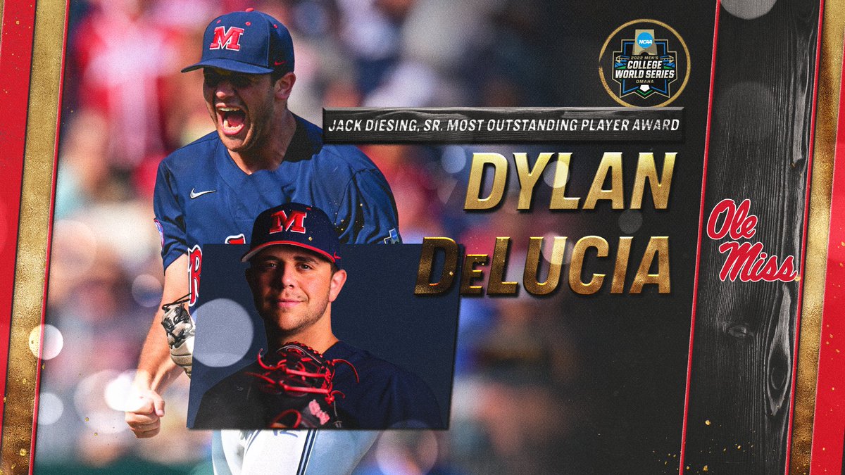 NCAABaseball's tweet image. #MCWS Most Outstanding Player