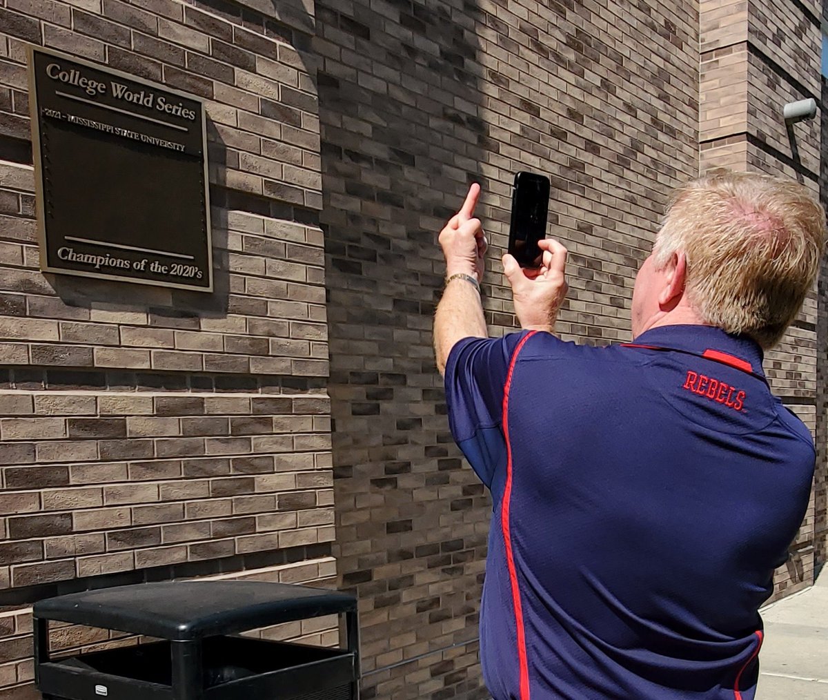 It's official - they will forever be etched in history beneath us. #HailState