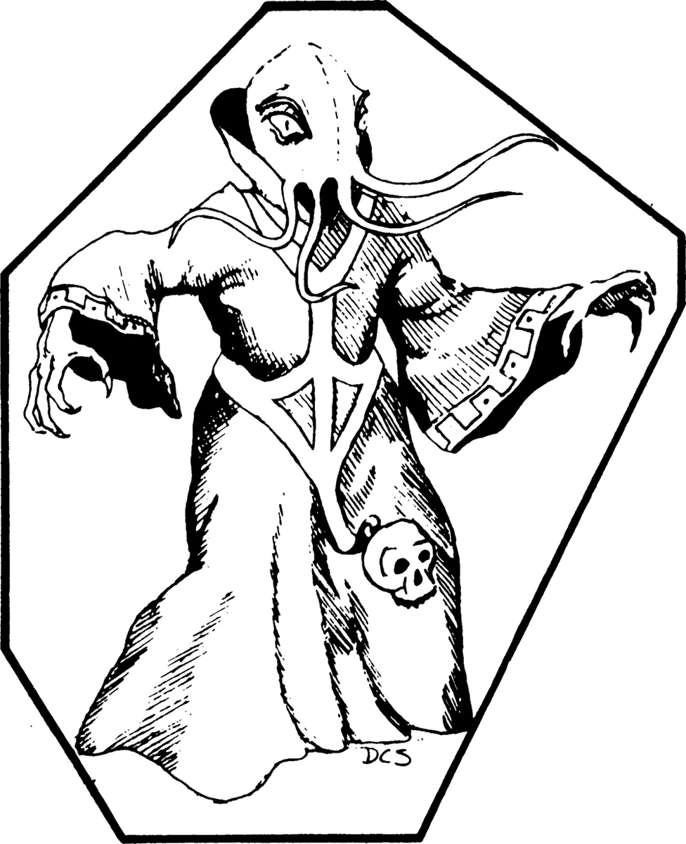 é doido como o demogorgon e o mindflyer n tem nada a ver com suas contrapartes em stranger things, o vecna é o único q realmente lembra um pouco o vecna do D&amp;D 