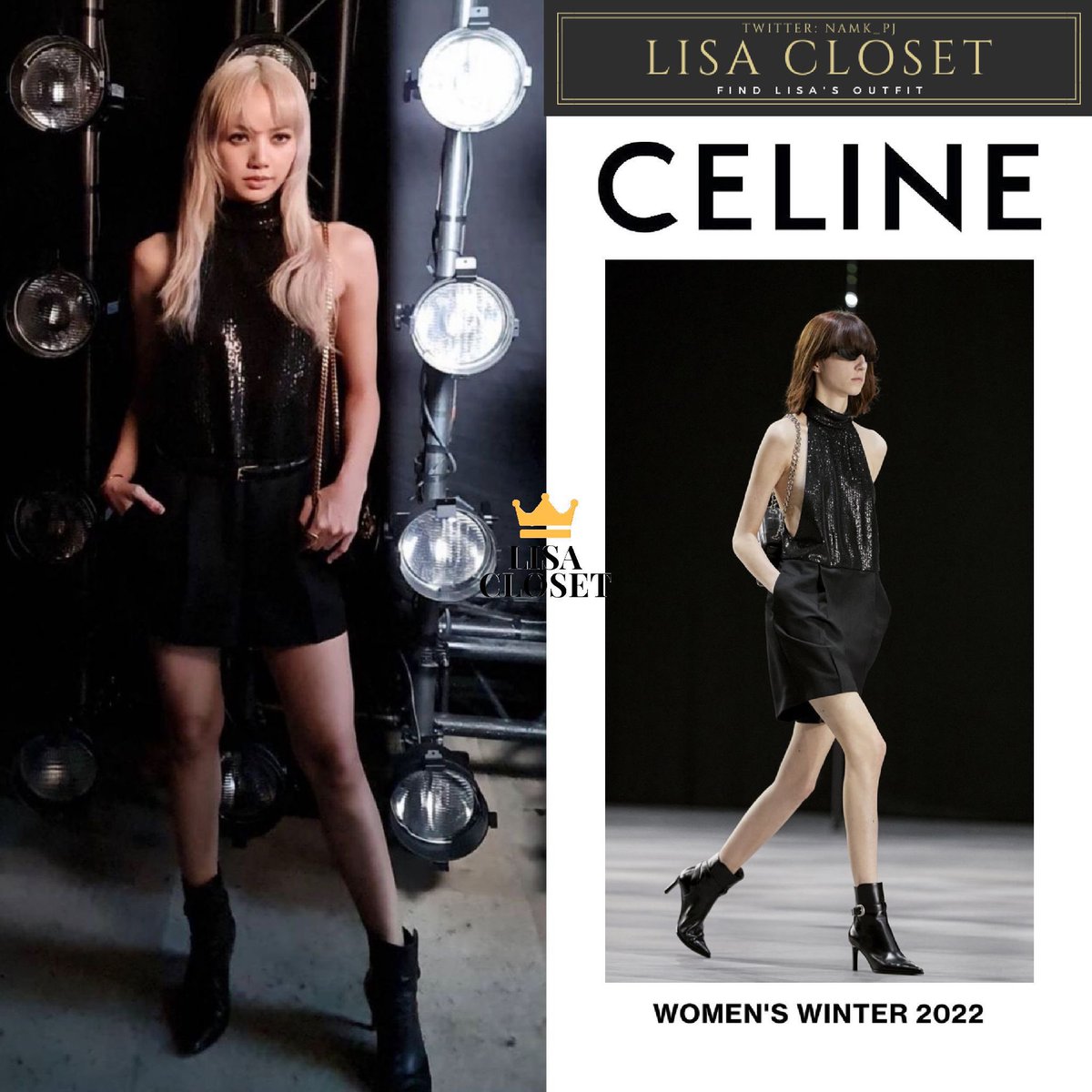 9lisa7 🦋 on X: SEXYYYYYYY 🥵🔥🔥🔥 #LISA #LISAXCELINE #LISAatCelinePFW22  LALISA HUMAN CELINE  / X