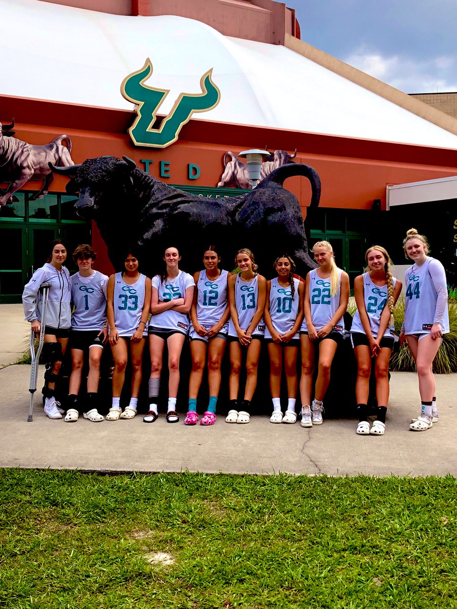 Came to <a href="/USFWBB/">USF Women's Basketball</a> team camp - starting PG, lost starting SG on Sunday. Team went 3-2 in tough pool. Lost a back n forth 1 pointer in the Gold tourney. Very proud of this team they never hung their heads or felt sorry for themselves. Competed all the way.