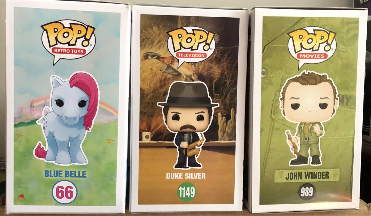 InfinityBrosPod's tweet photo. 4th of July #FunkoPop giveaway. Like and reply with your favorite patriotic movie to enter. Winner will be picked on the 4th of July. Nothing says America like My Little Pony, Sitcoms and Movies #BlueBelle #DukeSilver #JohnWinger https://t.co/zmdioNkOQE