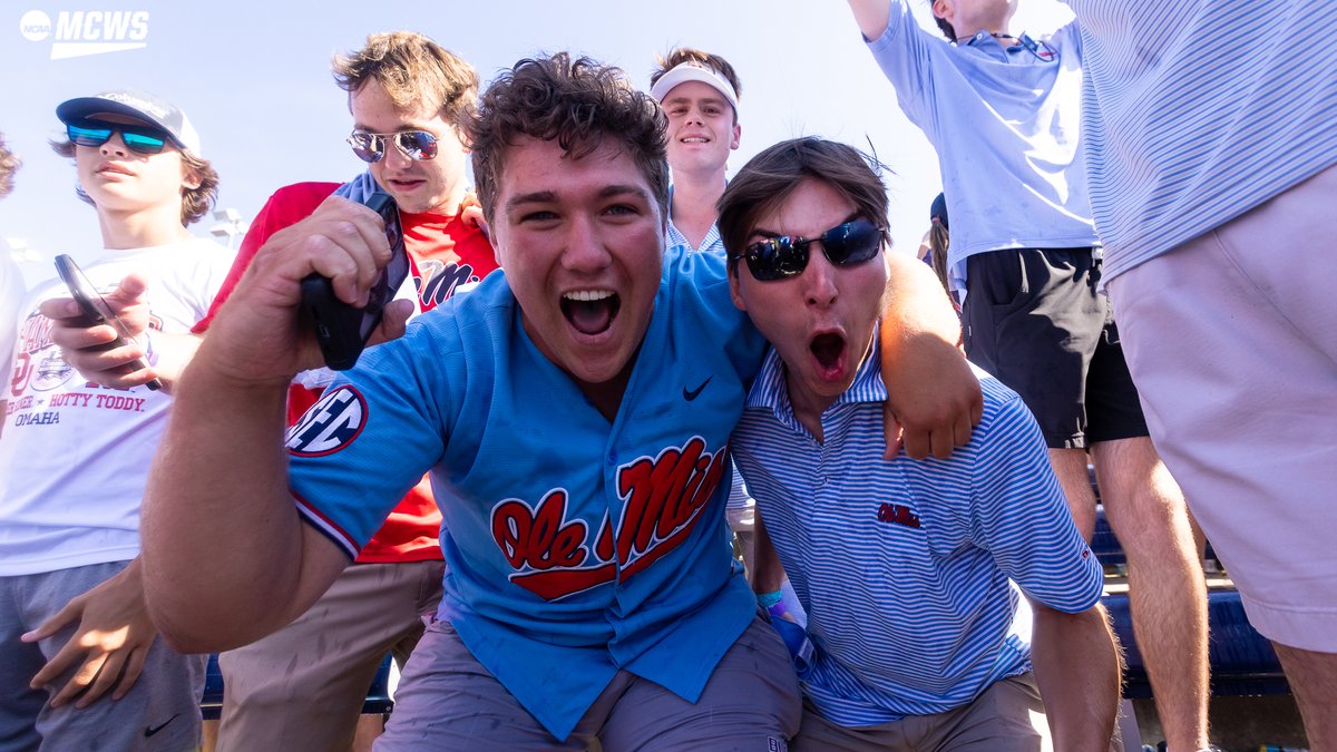 NCAABaseball's tweet photo. Party like champions!

#MCWS x @OleMissBSB https://t.co/Tz7JNC2DIX