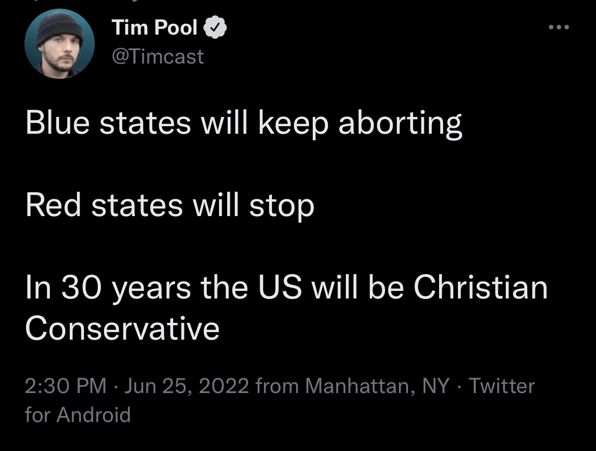 Between this and the #SexStrike conservatives are winning. There will be fewer liberals born no matter how you look at it!