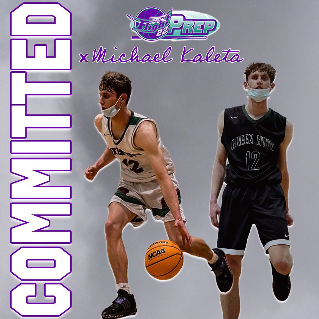 Flight 22 Prep is happy to welcome our 9th member of our 2022-2023 roster @michael_kaleta from Green Hope.  Michael will now be recruited as class of 23' by utilizing his GAP year. Let's get to work! #bedifferent