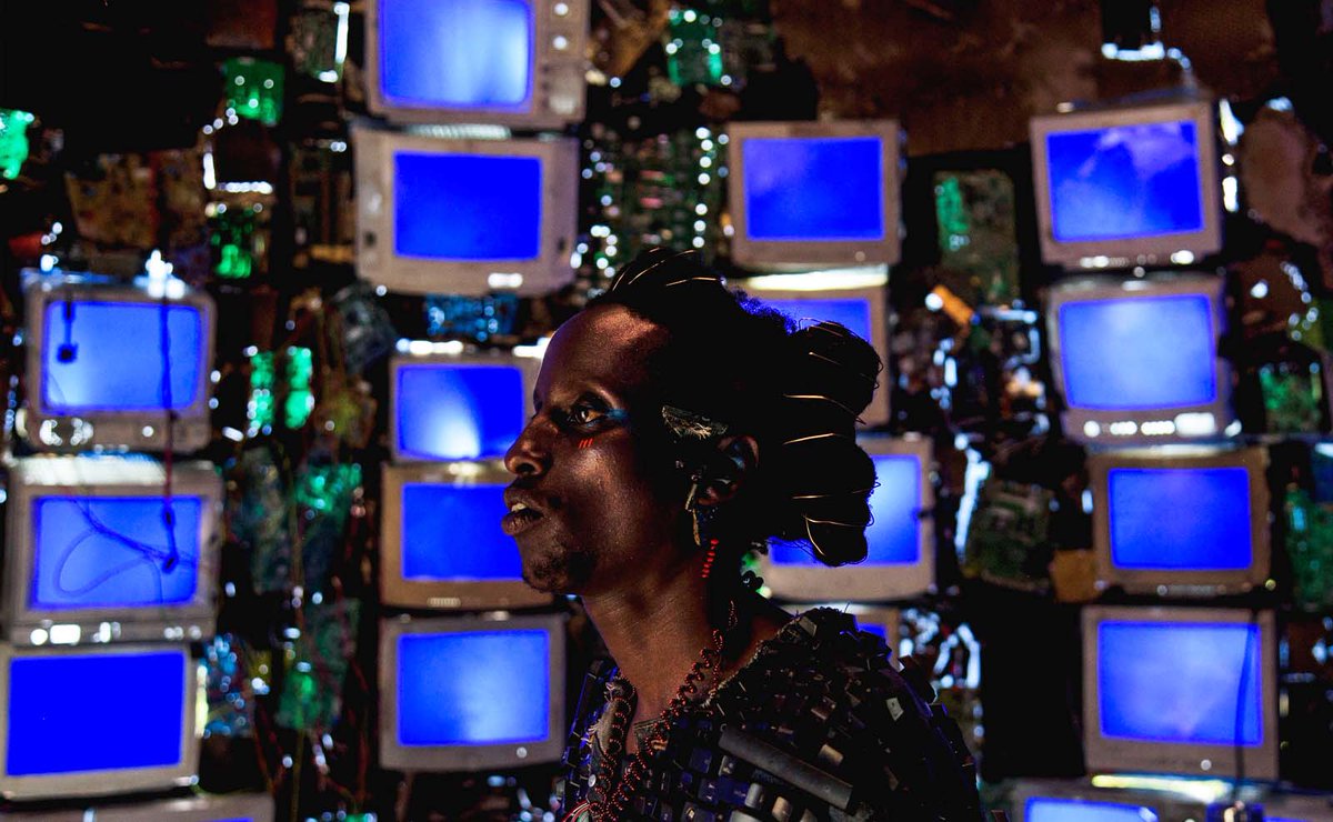 cinema_minute's tweet photo. #NeptuneFrost is a great Sci-Fi musical love story between an African hacker and a runaway coltan miner.

An Afrofuturism film by @SaulWilliams  &amp; @dreamstatesmeta . It was released in the United States on June 3, 2022, by @kinolorber

#neptunefrost #afrofuturism #cinema https://t.co/4wBsfrPWVk