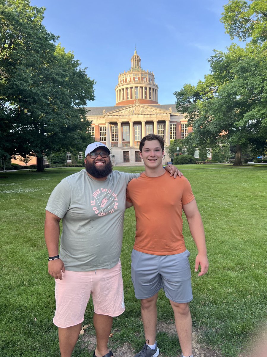 Thank you <a href="/IamcoacHHeav/">Jason Henshaw</a> for the personal tour of the <a href="/UofRFootball/">Rochester Football</a> facilities and campus. You have a fantastic program, I look forward to continuing the recruiting process with you. <a href="/TheCoachGriggs/">Adam Griggs M.Ed, M.S.</a> <a href="/ChadMartinovich/">Chad Martinovich</a>