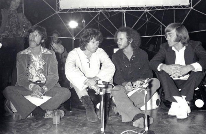 The Doors in London, 1968. Photo by Chris Walter.