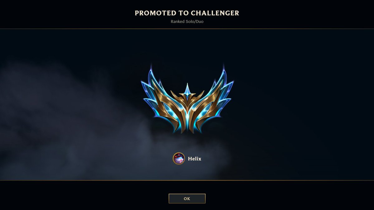 Helix_lol's tweet image. It took quite some time, but I finally did it! 
Challenger in soloq has been a dream for so long... 
Hard work always pays off!
Lezgoooooo😍