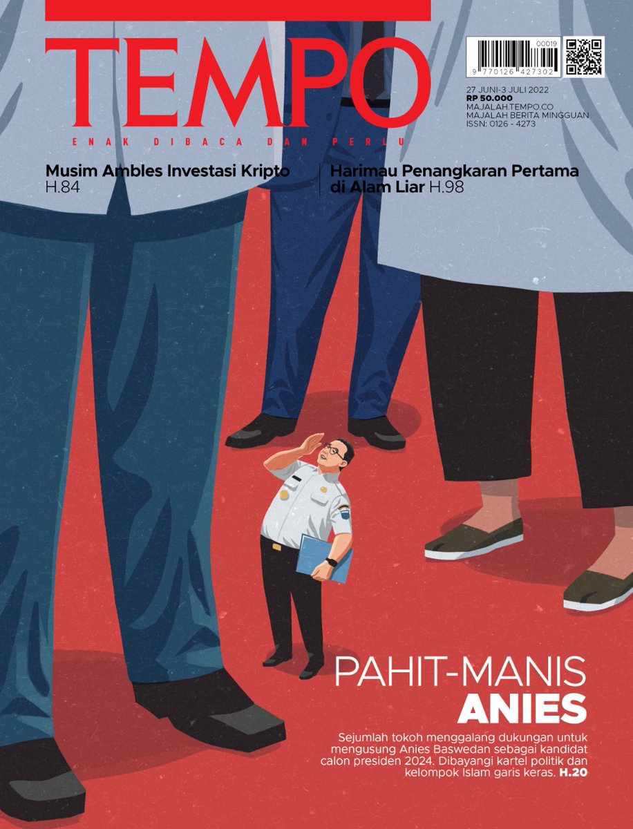 Majalah TEMPO 
Edisi 27 Juni - 3 Juli 2022.

LAPORAN UTAMA
Gula-gula Anies

Baca juga artikel menarik lain di majalah.tempo.co.

Dukung independensi Tempo dengan menjadi pelanggan melalui langganan.tempo.co.
atau hubungi:
08771146002
08121283676