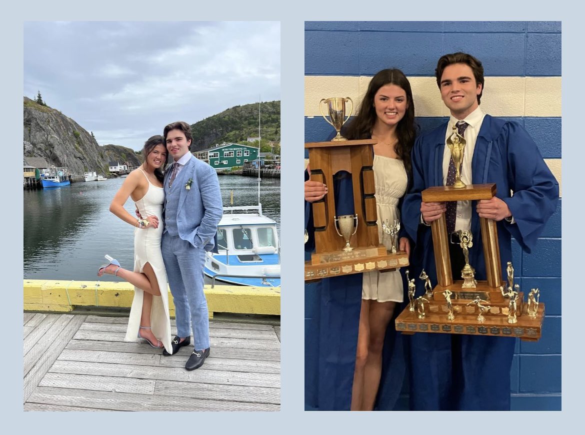 kathiethoms's tweet photo. What a wonderful week 🎓 These good friends went to prom together and won Gonzaga Senior Athletes of the year together! Kirk Edwards and Stephanie Thoms will represent NL in soccer at the Niagara 2022 Canada Summer Games. ⚽️So proud. Happy Graduation @SoccerNLSA @St_Johns_Soccer https://t.co/vK2msmcXIY