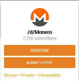 was_not_here's tweet photo. @johnfoss69 Monero's Subdread has over 7k subscribers, while /d/Crypto is sitting at 1900.

/d/btc has 448 and /d/Bitcoin has only 79.

Dread is like Reddit but on the dark web, for anyone who doesn't know. https://t.co/uiyIGCM8HN