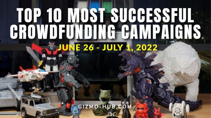top 10 most successful crowdfunding campaigns june 2022
