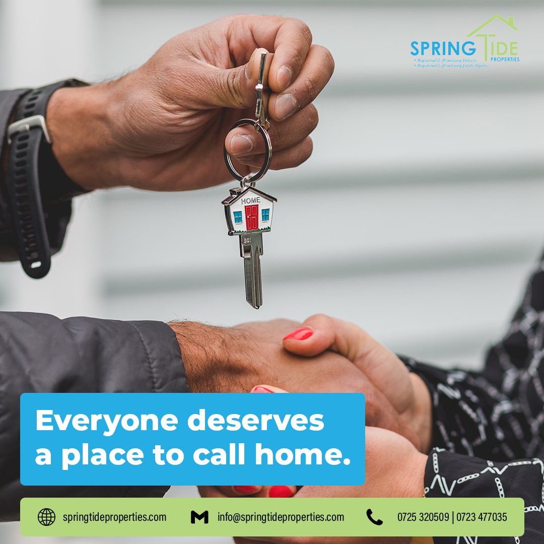SpringtideProp's tweet image. Are you looking for a good place to call home? 
We will help you get home. 
Talk to us; 
Gloria 0725320509
Gladys 0783097791 
#springtideproperties #springtide #investwithspringtide #realestate #realtor #realestateagent #luxuryrealestate #landforsale #residentialand #homeowner