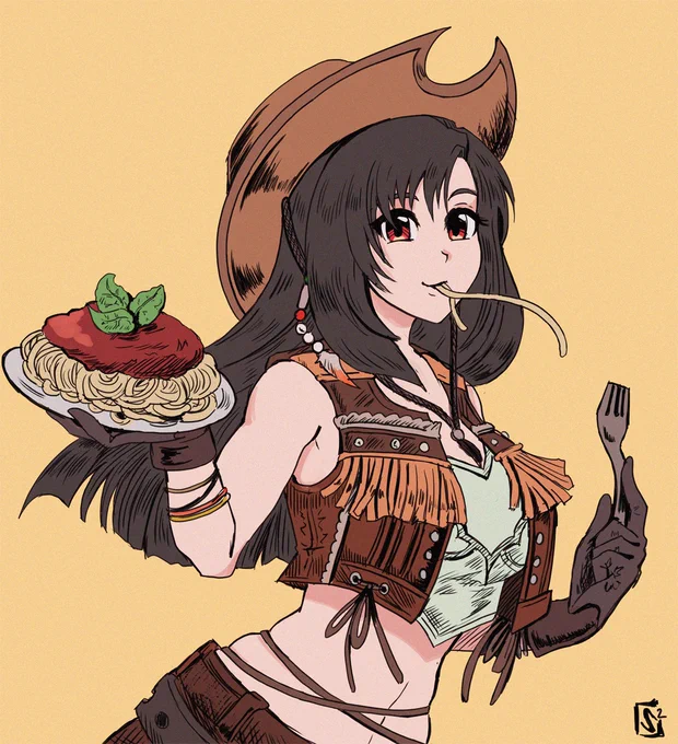 ~Spaghetti Western Tifa~ #FF7R 