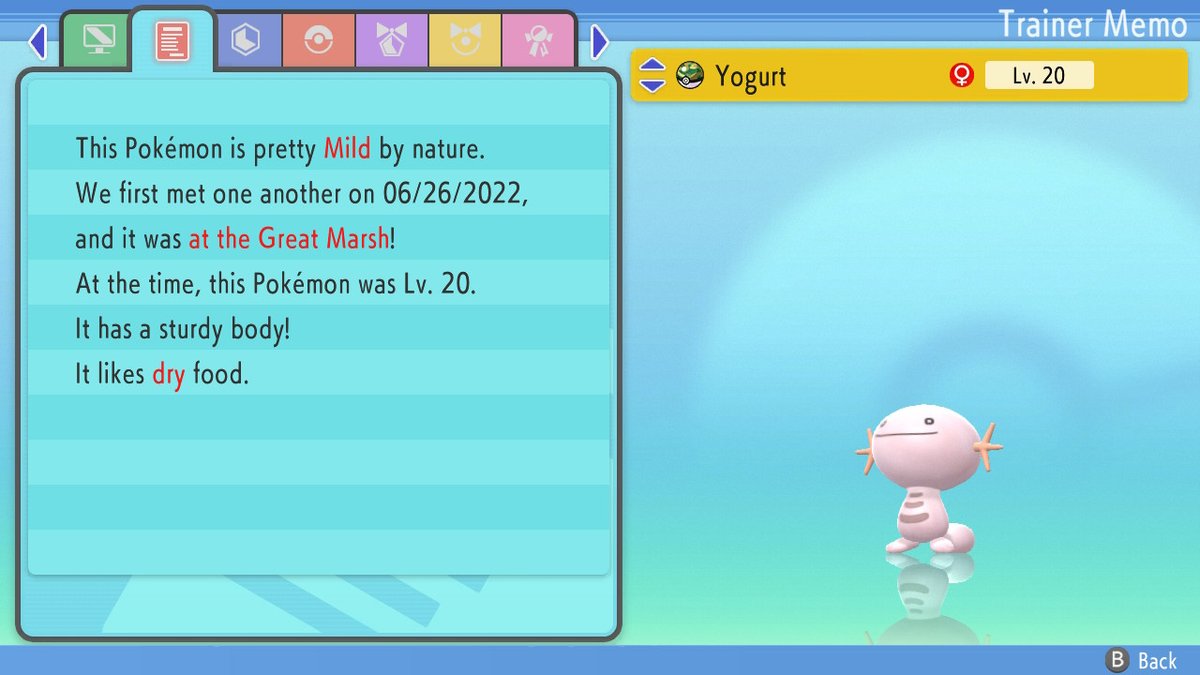 We ended our safari week with a shiny wooper after 3,517 encounters!! I'm very happy that we got this pink boi! #safariweek #shinypokemon 